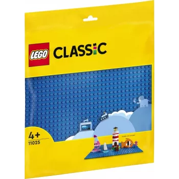 Placa de construção LEGO 11025 — placa de base azul 32x32 pinos, 250×250 mm