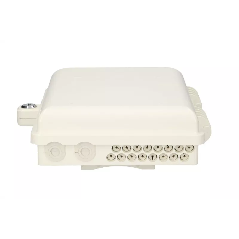Caixa de distribuição de fibra ótica Extralink Edith 16 fios cinzento ABS