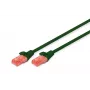 Cabo de rede Digitus CAT 6 U/UTP RJ-45 3m Verde