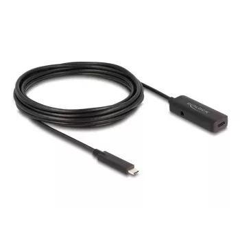 Cabo USB DeLOCK 80028 5 m USB-C preto