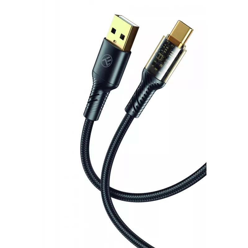 Cabo de dados USB Type-C Tellur TLL155711, intensidade de corrente 3A, 100 cm, preto