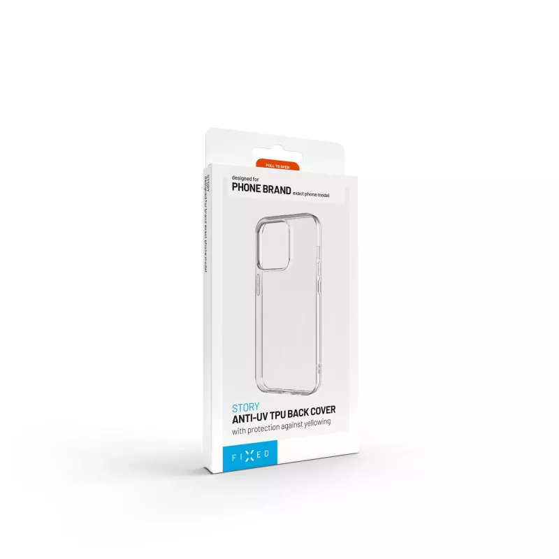 Capa de proteção FIXED Story em TPU para Samsung Galaxy S26+ – transparente, Anti-UV, fina