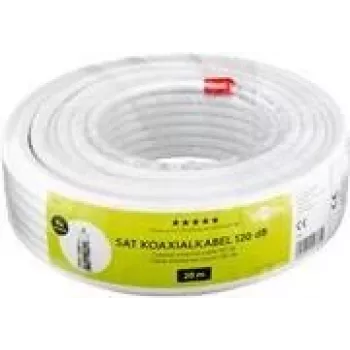 Wentronic 49760 Cabo coaxial branco