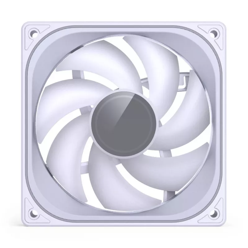 Ventoinha para caixa 120mm PWM ARGB Jonsbo ZB-120 branca, modelo ZB-120W
