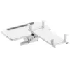 Suporte de teclado MACLEAN MC-156 W — prateleira ajustável sob a secretária, carga máx. 5 kg