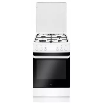 Fogão independente Amica SHM51071W elétrico gás branco 4 zonas a gás 63L