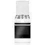 Fogão independente Amica SHM51071W elétrico gás branco 4 zonas a gás 63L