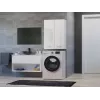 Armário de arrumação de casa de banho Topeshop POLA MINI DD branco brilhante branco