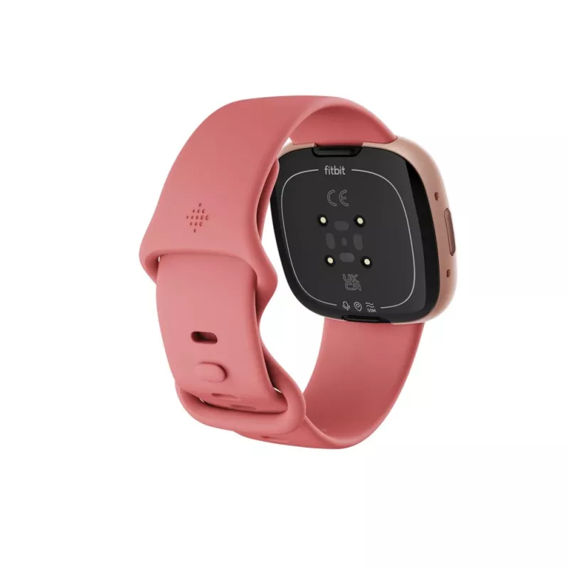Smartwatch Fitbit Versa 4 digital ecrã tátil rosa