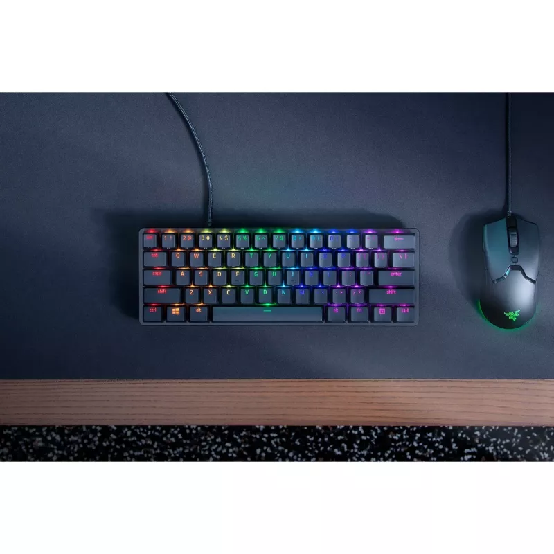 Huntsman Mini, teclado gaming preto, layout DE, Razer Linear Optical (Red)