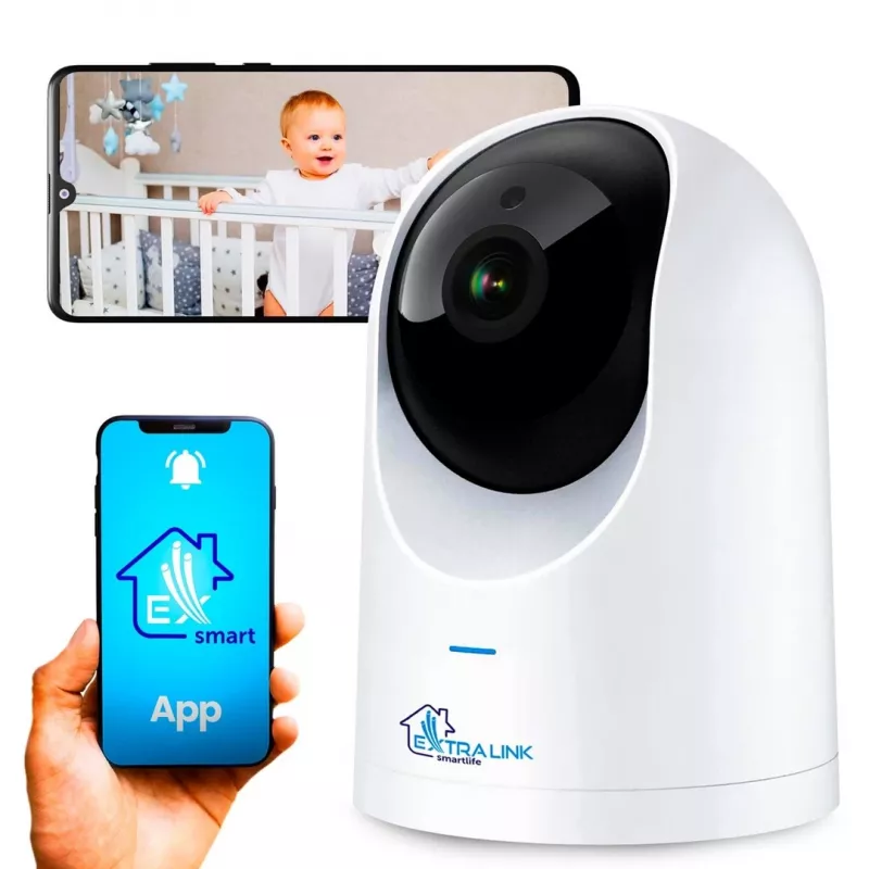Câmara de vigilância IP Extralink Smart Life HomeEye PTZ 2.5K