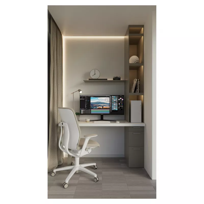 JAPANNEXT 86,4 cm JN-IPS340UWQHD60C-C65W-HS curvo UWQHD
