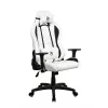Cadeira gaming Arozzi Torretta SoftPU — branca, revestimento Soft-PU, braços ajustáveis, encosto reclinável