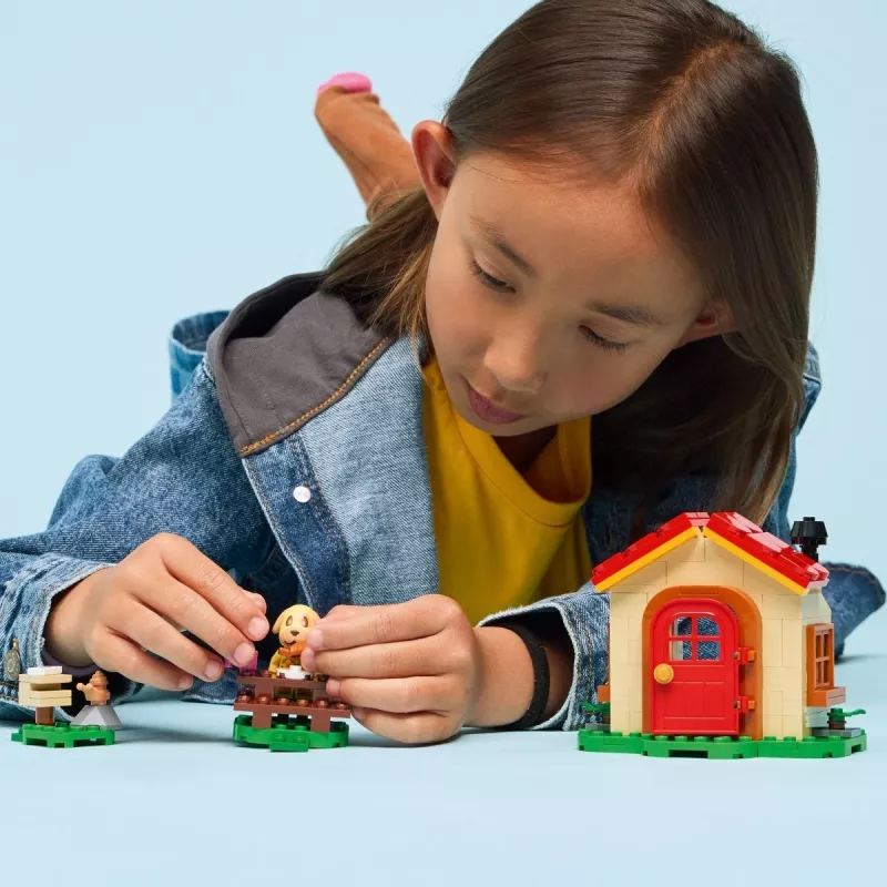 Brinquedo de construção LEGO Animal Crossing Casa Aconchegante 77058, 149 peças, 1 minifigura, tamanho 120×90×70 mm