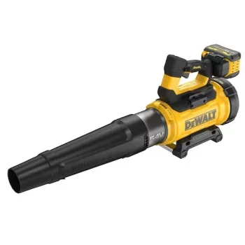 Soprador de folhas manual DeWalt DCMBL777X1-QW — motor sem escovas, 21,5 m³/min, 258 km/h, bateria 9 Ah, 3 velocidades, 3,2 kg