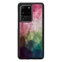 Capa de telemóvel de proteção iKins para Samsung Galaxy S20 Ultra — flor aquática preto