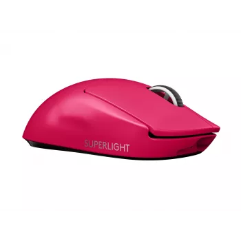 Rato Logitech PRO X SUPERLIGHT sem fios magenta (910-005957)