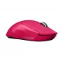 Rato Logitech PRO X SUPERLIGHT sem fios magenta (910-005957)