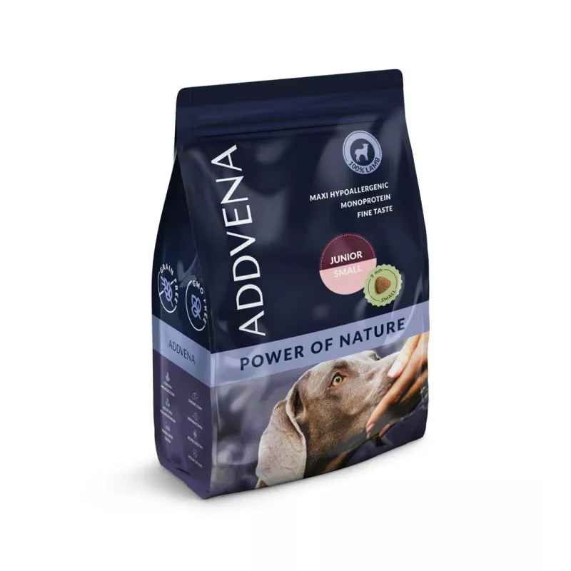 ADDVENA Power of Nature Junior Small Lamb - alimentação seca para cães - 2,5 kg