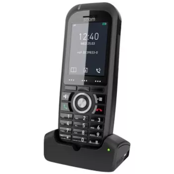 Auscultador DECT Snom M70 com visor de número preto