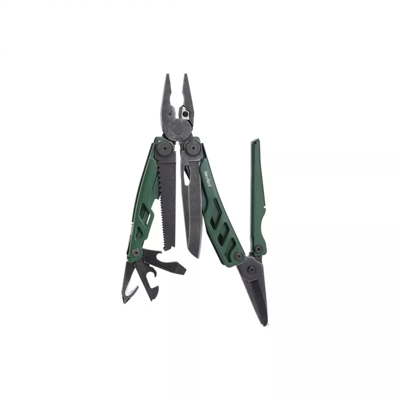 Multiferramenta NexTool FLAGSHIP Pro NE20278 16-em-1, verde + bolsa de cinto