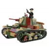 Blocos de construção Cobi Carro de combate ligeiro 7TP modelo, 669 peças, COBI-2661