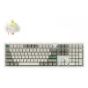 Teclado mecânico Keychron Q6M-P4 — Full-size 100% com fios e sem fios (USB, RF, Bluetooth 5.1), retroiluminação RGB, branco, USB-C