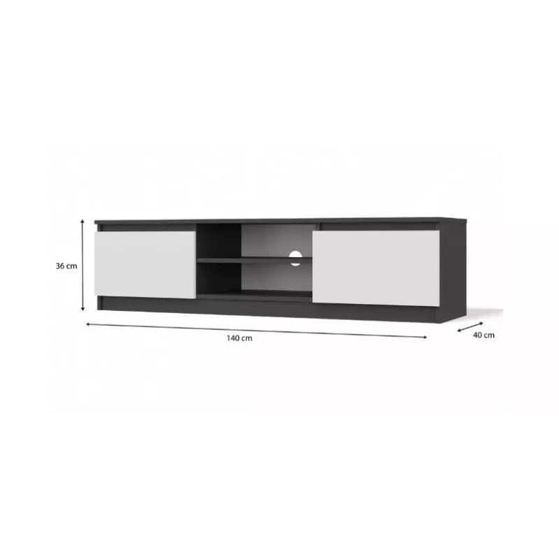 RTV 140 MALWA antracite/branco