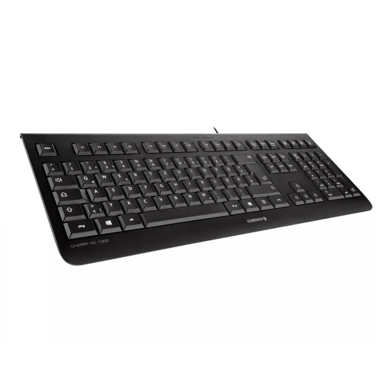 Cherry KC 1000 - Teclado - Nórdico - preto