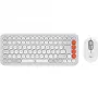 Logitech POP Icon Combo Bluetooth QWERTZ Suíço Laranja Branco Rato