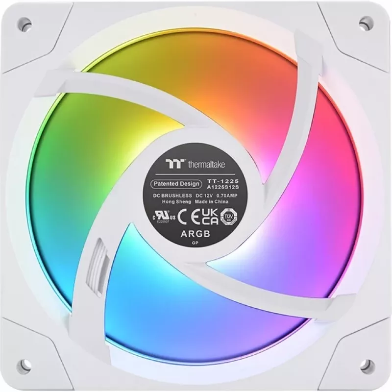 Thermaltake SWAFAN EX14 ARGB Sync ventoinhas de refrigeração para PC, pack de 3, branco, TT Premium Edition, 140 mm