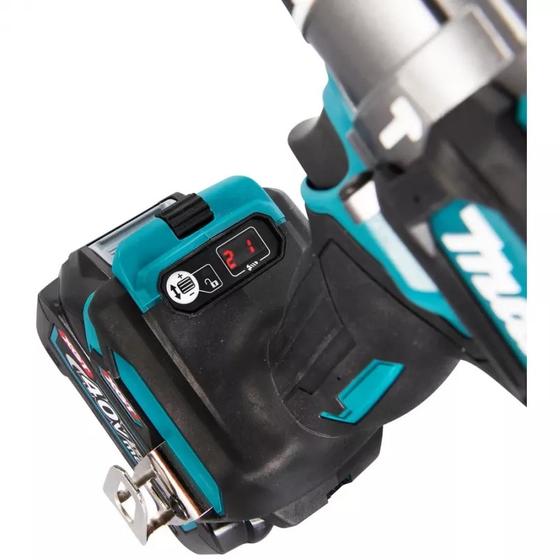 Makita HP001GD201 XGT berbequim-aparafusadora de percussão a bateria 40 V, 2 baterias, carregador