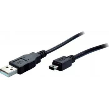 Cabo USB S/CONN 14-16045 3 m Mini-USB B USB A preto