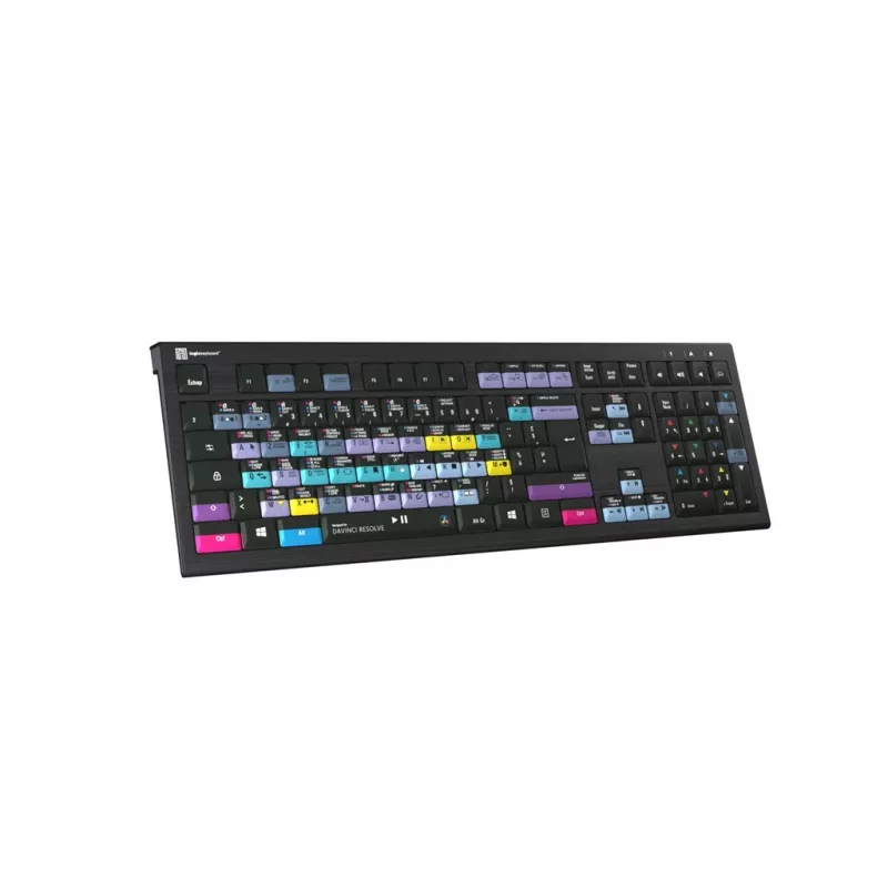 Teclado Logickeyboard ASTRA 2 USB AZERTY inglês preto