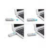 Bloqueador de porta USB Type-A DeLOCK 20947 10 portas azul