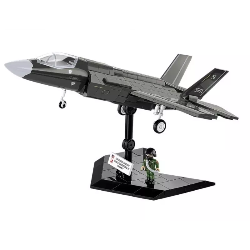 Conjunto de construção Cobi F-35A Lightning II — 605 peças, modelo à escala