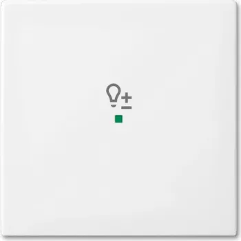 Placa de cobertura Busch-Jaeger 2CKA006220A0359 para suporte e tomada de sensor branco (2CKA006220A0359)