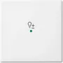 Placa de cobertura Busch-Jaeger 2CKA006220A0359 para suporte e tomada de sensor branco (2CKA006220A0359)