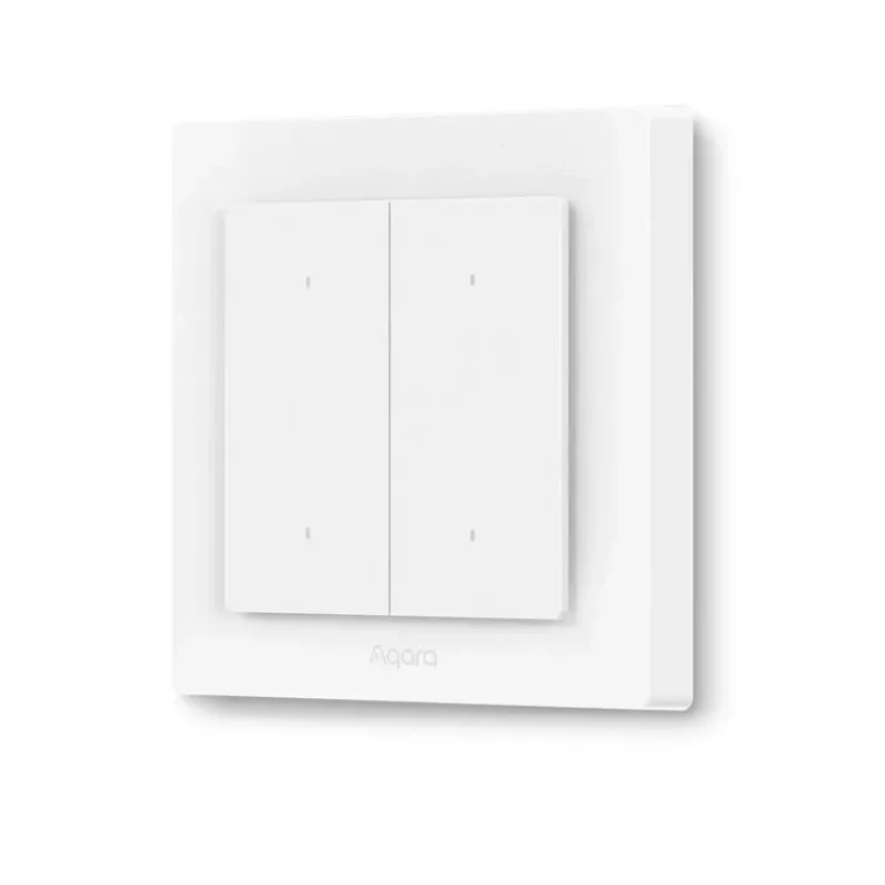 Interruptor de luz AQARA H2 EU (4 botões, 2 canais) (WS-K08D) – interruptor de parede Zigbee e Thread com 2 relés