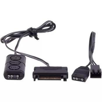 Alphacool Aurora Eiscontrol Controlador RGB endereçável, preto