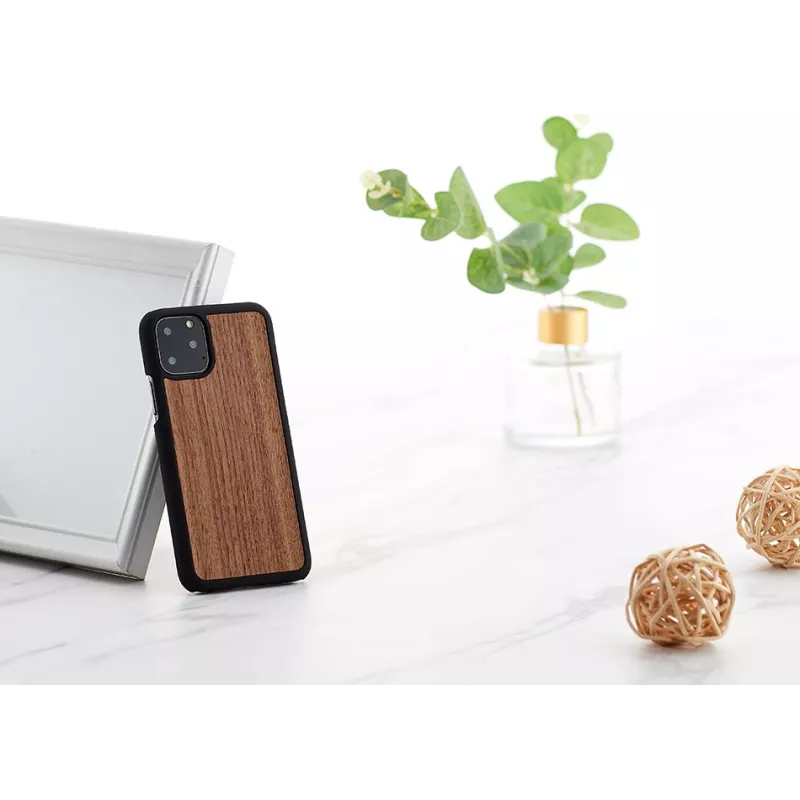 Capa para smartphone man and wood para iPhone 11 Pro — nogueira preta