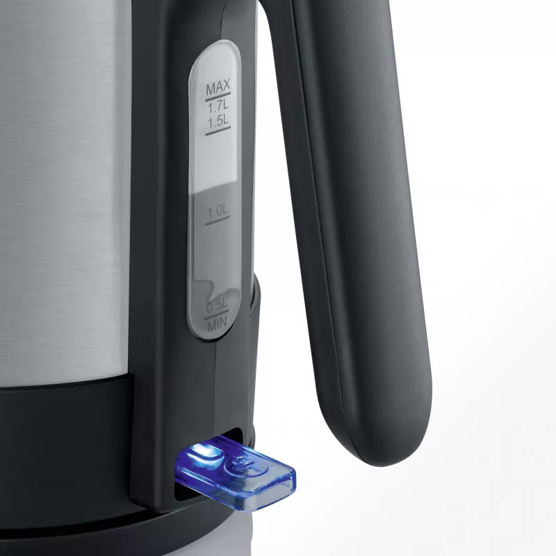 Severin WK 3409 chaleira elétrica 1,7 L preto - aço inoxidável 2200 W (WK 3409)