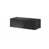 Conjunto de armários de sala Cama VIGO SLANT 3 preto/preto brilhante