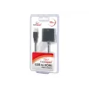 Adaptador gráfico USB GEMBIRD A-USB3-HDMI-02, saída HDMI, até 1920x1080, preto, 36 g