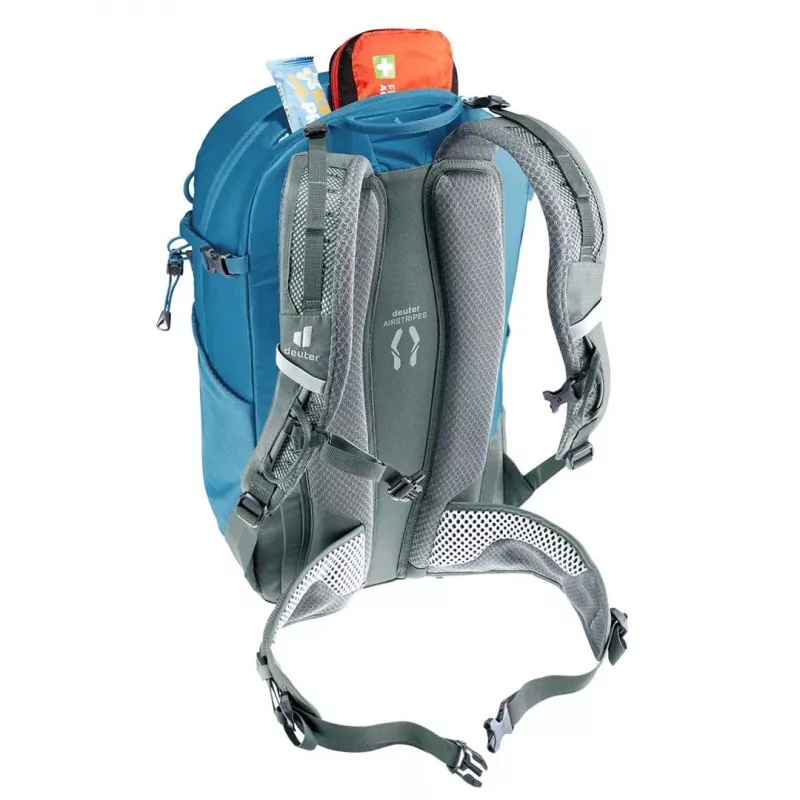 Mochila DEUTER Trail 25 mochila de caminhada diária, 25 L, poliéster, capa de chuva, cinto de cintura