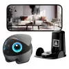 EnaBot Ebo Air 2 Plus robô de vigilância doméstico móvel com câmara de IA, cinzento