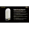 Lanterna de campismo a pilhas Nitecore LR60 280 lm USB C