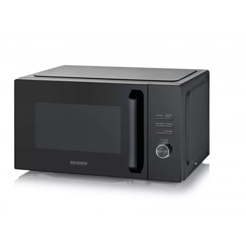 Micro-ondas combinado SEVERIN MW 7798, aparelho de mesa, 29 l, 900 W, Preto, prato giratório de 315 mm
