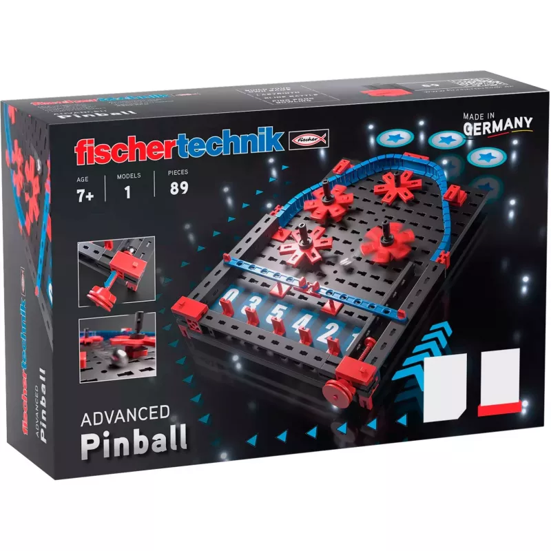 Máquina de flippers, brinquedo de construção