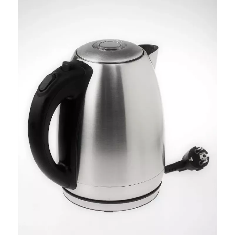 Chaleira elétrica Adler AD1223 — 1,7 l, 2000 W, aço inoxidável com detalhes pretos